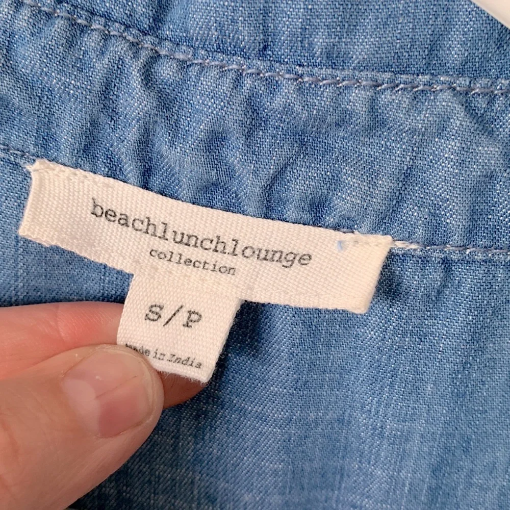 Denim-look shirt dress size small - Picture 4 of 7